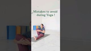Mistakes to avoid during Yoga. #yoga #health #shorts #viral