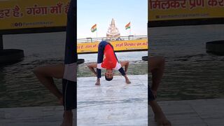 Om Namah Shivay ???? @yogposture #yoga #yogposture #fitness #flexibility #travel #rishikesh #shiv