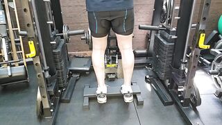 Calf Raise Bar, Standing Calf Raise Machine for Calf Stretching, Squat, Foot Stretch, Anti-Slip