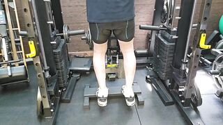 Calf Raise Bar, Standing Calf Raise Machine for Calf Stretching, Squat, Foot Stretch, Anti-Slip