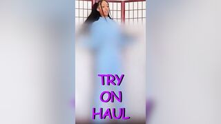 Oops, I showed a little more... Try on Haul I Transparent dress and skirt