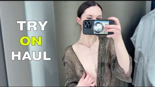 See-Through Try On Haul At The Mall
