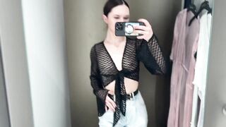 See-Through Try On Haul At The Mall