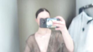 See-Through Try On Haul At The Mall