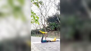 Advance Acro Yoga #yoga #yogagirl #yogapractice #acroyoga #viral #viralreels #trending #youtuber