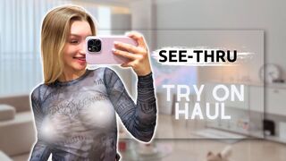 Transparent Try On Haul | See-Through Clothes with Stacy