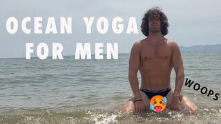 OCEAN YOGA FOR GAY MEN | YOGA IN THONGS