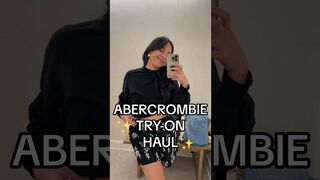 ✨ABERCROMBIE TRY ON HAUL ✨ #trendingshorts #abercrombie #shoppinghaul #styling #springfashion #fyp