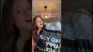 HUGE spring try-on haul #shorts #springhaul