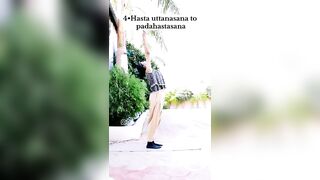 Want to do yoga On Vacations??मॅट के बिना योगासन #yoga #shorts #tejasveeyog #yogaforbeginners