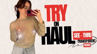 [4k] CUSTOMS: The Most Transparent Try On Haul Ever