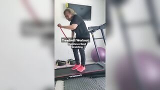 #shorts ~ Treadmill Workout Physical Exercise #resistancebands #strength #stretching #cardio #dance