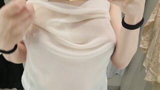 [4K] See-Through Blouses | Try on Haul with Mia (2024)