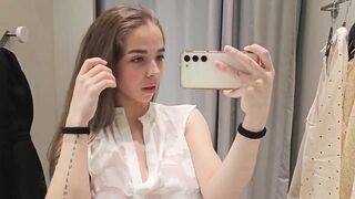 [4K] See-Through Blouses | Try on Haul with Mia (2024)