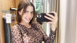 [4K] Transparent Red Top Try On Haul | Get Ready With Brooke 2024