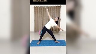 Yoga for flexible spine and hip mobility #yogaforchest #yogaforstress #yogaforsciatica