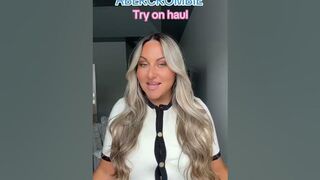 Abercrombie￼ try on haul!! @abercrombie #fashion #abercrombiehaul