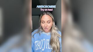 Abercrombie￼ try on haul!! @abercrombie #fashion #abercrombiehaul