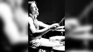 A BRIEF STRETCHING OUT, LETTING MYSELF HIT TOMS AND BE ME (no click, phone mic) #drums #clips