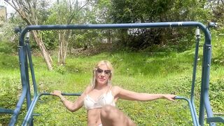 TRY-On ASMR Lingerie in Garden | Lookbook Chilling | Part-2 with Miss Mystery