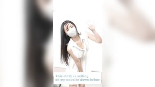 [4K] White sleeveless Try on haul | Transparent Fabric & No bra Trend