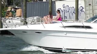 Boats Babes and Bikinis enjoying the Miami River | Chit Flix