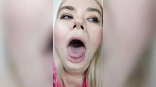 Juicy Tongue Stretching ASMR | Marilyn | @SoftRelaxMedia #tongue #stressrelief #relaxing #stretching
