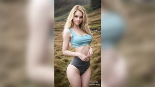 4K AI Art Lookbook Model video| transparent try on haul |fashion lingerie|Misty Highlands, Highlands