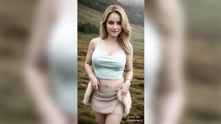 4K AI Art Lookbook Model video| transparent try on haul |fashion lingerie|Misty Highlands, Highlands
