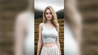 4K AI Art Lookbook Model video| transparent try on haul |fashion lingerie|Misty Highlands, Highlands