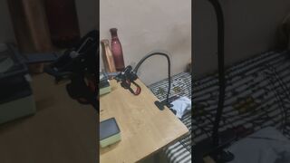 Heavy Duty Metal Built Mobile Tabletop Stand Flexible, Foldable Lazy Bracket with Multi-Angle Clamp