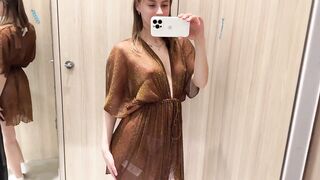 [4K] ???? Transparent Try on Haul with Dolly ????