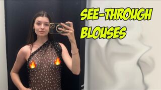 Summer Breathable Blouses Try On Haul | Try On At The Mall