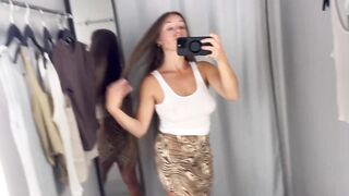Transparent Dressing Room Tops Try On Haul Review