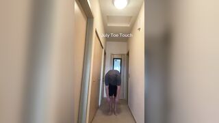 July Toe Touch! Stretching! #stretching #flexibility #exercise #fitness #movement #getup #action