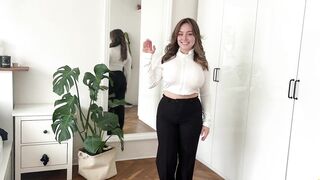 [4K] TRANSPARENT LONGSLEEVE TRY ON HAUL WITH MIA | GRWM | NO BRA (2025)