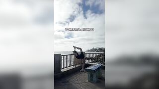 MINI BEACH WORKOUT #ballerina#workout#beach#sandiego#athlete#grateful#stretching#flexible#ballet