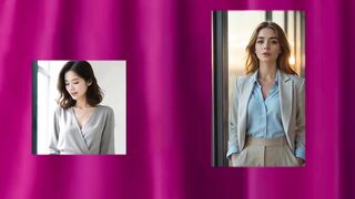 4k Transparent Try on Haul Dress | See through clean| Transparent Cleaning Home And Blue Dress