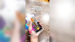 Transparent Privacy Protection Phone Film - Dust Proof & Bubble Free!