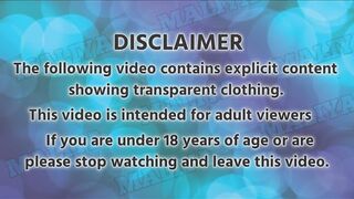 4k Cleaning Transparent Try on Haul Dress See through lingeria Dress Review | Transparent 2025