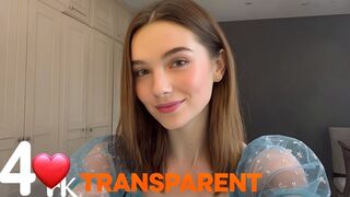 4K Transparent Try-On Haul | Sheer Lingerie, Mesh & mini dresses Outfits