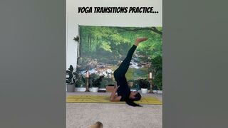 Yoga transitions #yoga #yogapractice #yogalife #yogateacher#mobility#flexibility #balance#transition