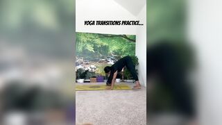 Yoga transitions #yoga #yogapractice #yogalife #yogateacher#mobility#flexibility #balance#transition