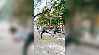 yoga asana flow #yoga #hathayoga #yogaeverydamnday #yogapractice #acroyoga #viralvideo #viralreel