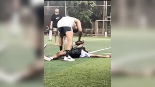 Neyoo Got Injured During Stretching ???? Godlike Late Night Cricket