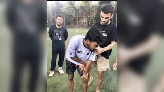 Neyoo Got Injured During Stretching ???? Godlike Late Night Cricket