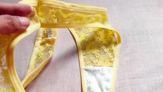 Tiny See through Lingerie bikini Try on haul