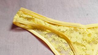 Tiny See through Lingerie bikini Try on haul