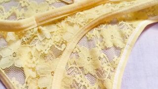 Tiny See through Lingerie bikini Try on haul