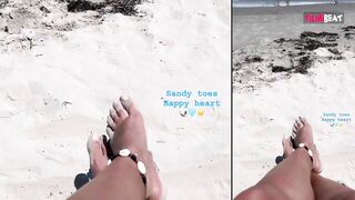 Pregnant Ileana D'Cruz Beach पर Babymoon कर रहीं Enjoy, Yellow Bikini में Baby Bump Pic Viral